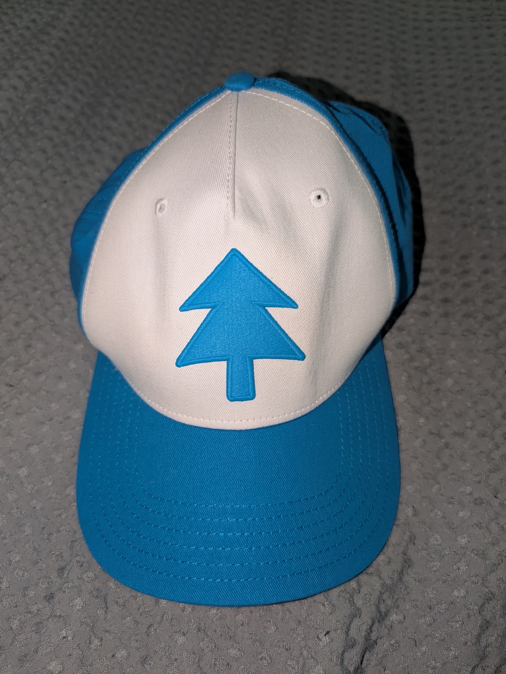 Disney White and Blue Tree Patch Baseball Hat